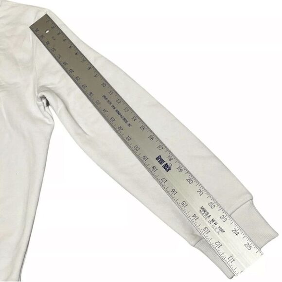 Calvin Klein Sweatshirt Mens M White Rainbow Pullover Spellout Easter Spring - Picture 7 of 9